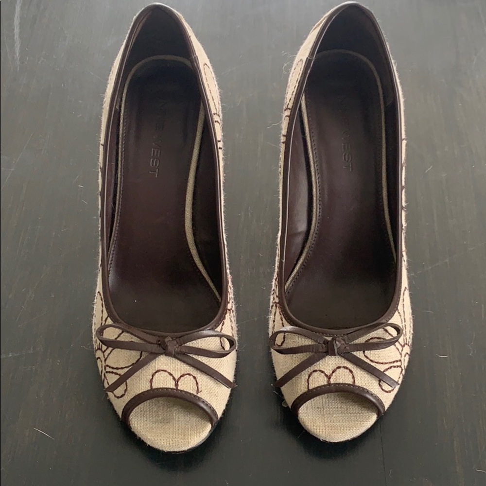 Nine West Peep Toe Heel